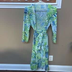 Tropical Belted Kimono